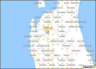 map of Mbiji