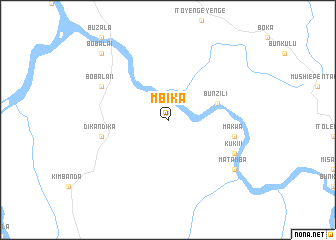 map of Mbika