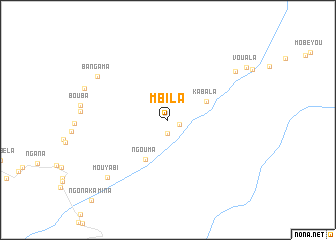map of Mbila