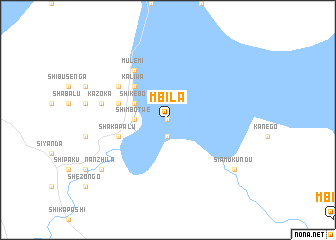 map of Mbila