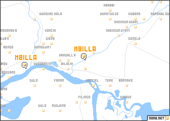map of Mbilla