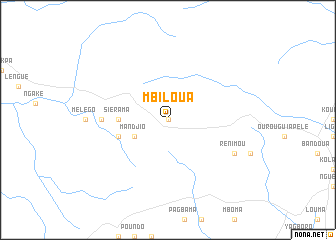 map of Mbiloua