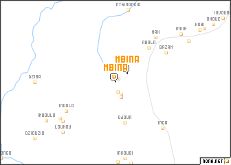 map of Mbina