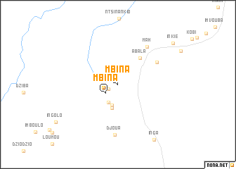 map of Mbina