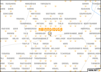 map of Mbinndiouga