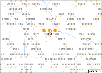 map of Mbinyang