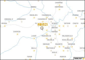 map of Mbinzi