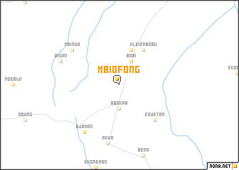 map of Mbiofong