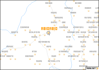 map of Mbiombio