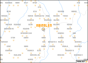 map of Mbiralen