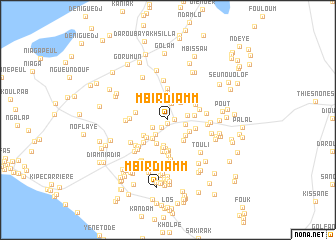 map of Mbirdiamm