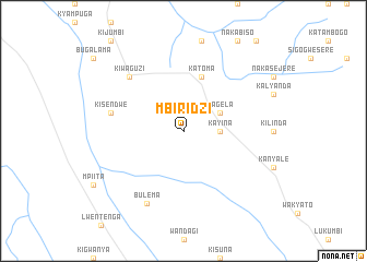 map of Mbiridzi