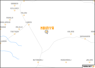 map of Mbiriya