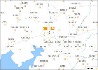 map of Mbirizi