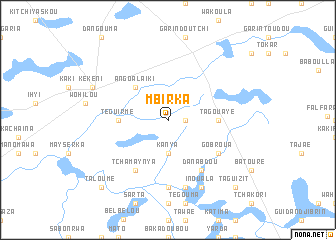 map of Mbirka