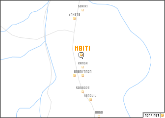 map of Mbiti