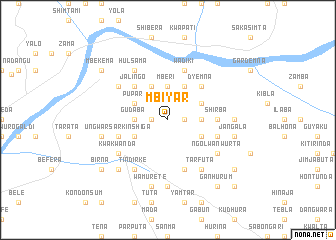 map of Mbiyar