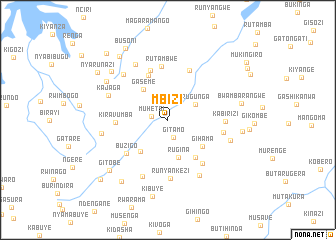 map of Mbizi