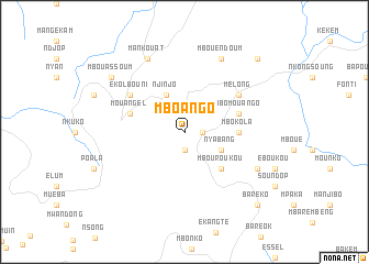 map of Mboango