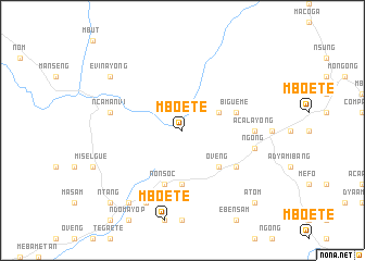 map of Mboete