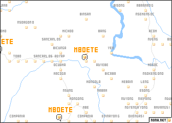 map of Mboete