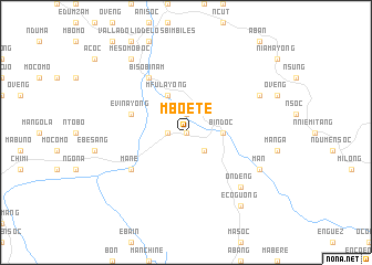 map of Mboete