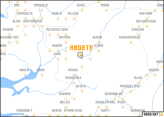 map of Mboete