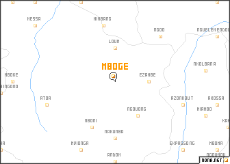 map of Mbogé