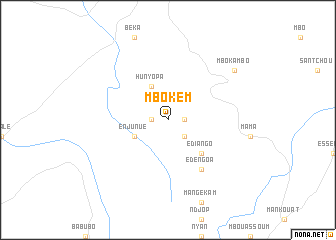 map of Mbokem