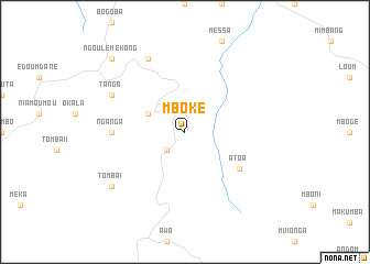 map of Mboké