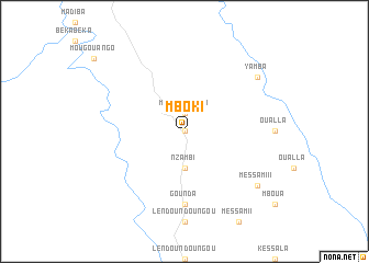 map of Mboki