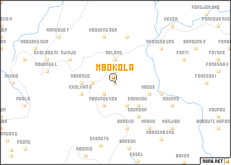 map of Mbokola