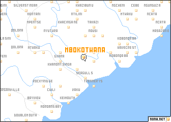 map of Mbokotwana