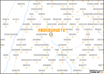 map of Mboko Umuete