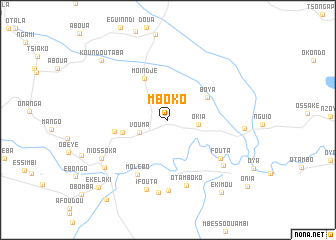 map of Mboko