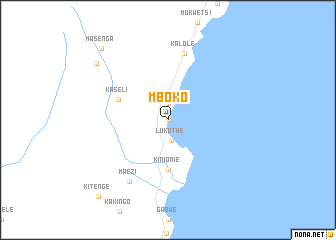 map of Mboko