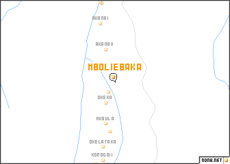 map of Mboli-Ebaka