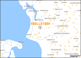 map of Mbollet Bah