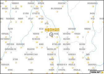 map of Mboman