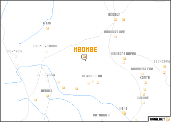 map of Mbombe