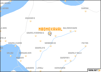 map of Mbomé Kawal
