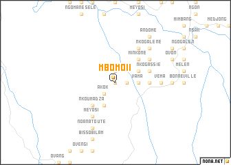 map of Mbomo II