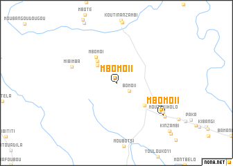 map of Mbomo II