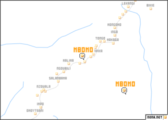 map of Mbomo