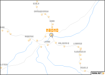 map of Mbomo