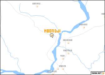 map of Mbondji