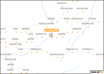 map of Mbondo