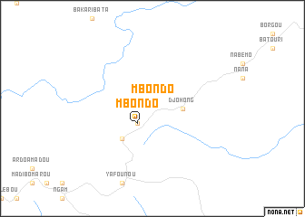 map of Mbondo