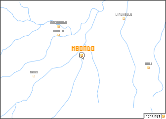 map of Mbondo