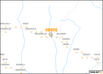 map of Mboné